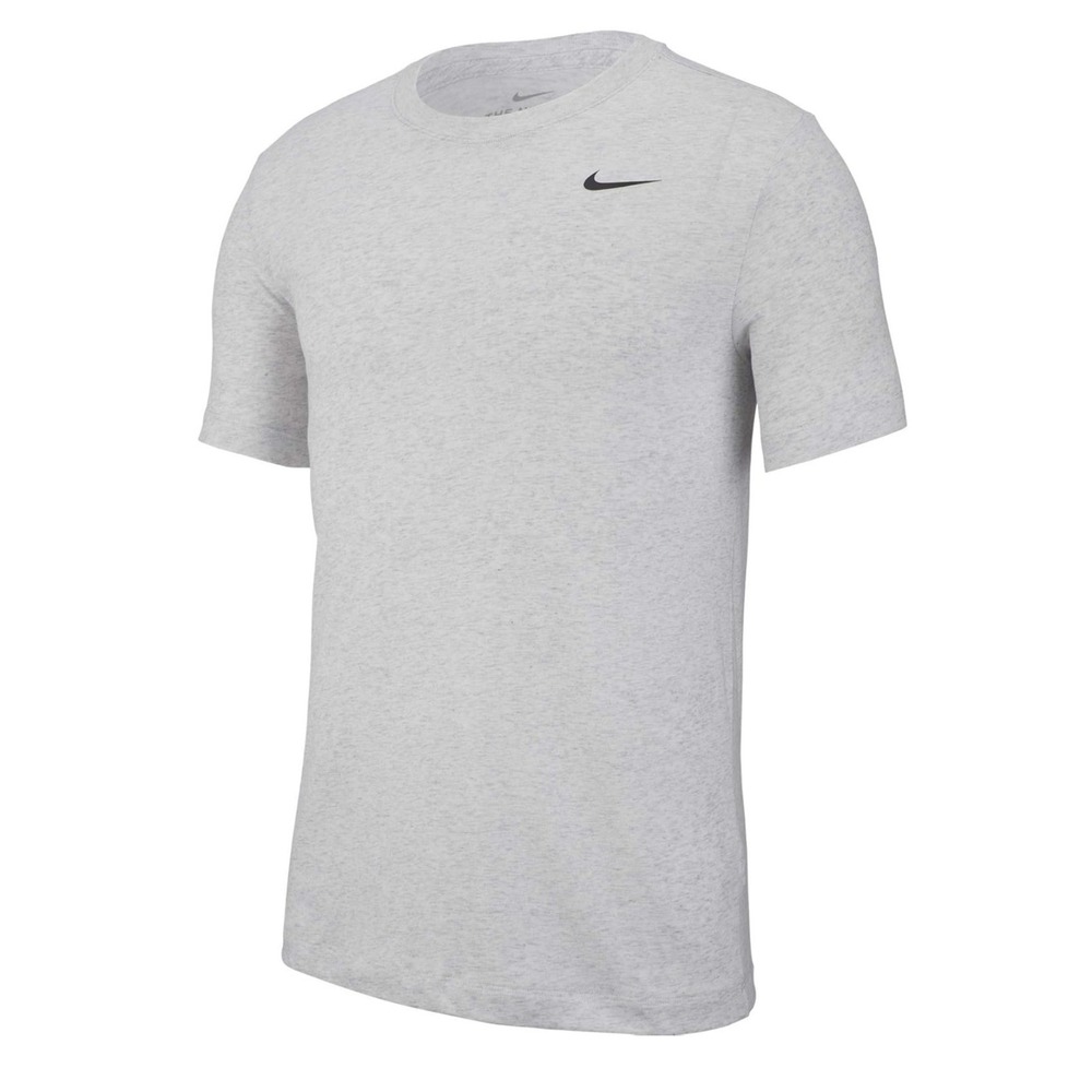 Nike Dri-FIT Training T-Shirt Mens‎ XXL Grey Heather Swoosh AR6029-051 NEW